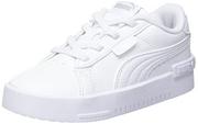 Buty dla dziewczynek - PUMA Jada Ac Inf sneakersy dziewczęce, Puma White Puma White Puma Silver, 27 EU - miniaturka - grafika 1