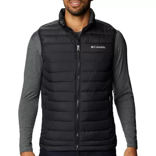 Bezrękawnik Columbia Powder Lite 1748031010 - czarny - Kurtki i kamizelki sportowe męskie - miniaturka - grafika 1