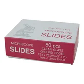 Mikroskopy i lupy - Sagittarius Szkiełka podstawowe szlifowane 76x26x1, 50 szt. - miniaturka - grafika 1