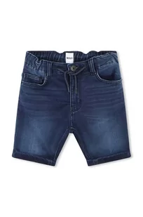 BOSS szorty jeansowe dziecięce kolor niebieski - Boss - Spodnie i spodenki dla chłopców - miniaturka - grafika 1