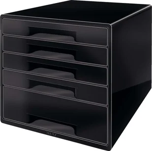 Leitz Leitz Biurkowy organizer na dokumenty, 5 szuflad, czarny - Przyborniki na biurko - miniaturka - grafika 1