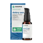 Układ nerwowy - Cosma Cannabis Natural Herbs Dobry Sen, ekstrakty w olejku konopnym, krople, 30 ml - miniaturka - grafika 1