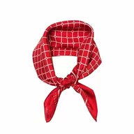 Apaszki i szaliki damskie - Hermine Hold Jedwabny szalik Hermine, RED-PINK - miniaturka - grafika 1