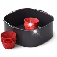 Akcesoria i części AGD - Zestaw do wypieków PHILIPS Airfryer XXL HD9957/00 2,5L FOREMKI DO BABECZEK - miniaturka - grafika 1