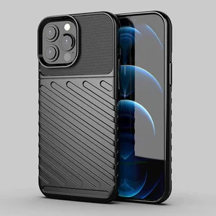 Thunder Case elastyczne pancerne etui pokrowiec iPhone 13 Pro Max czarny - Etui i futerały do telefonów - miniaturka - grafika 14