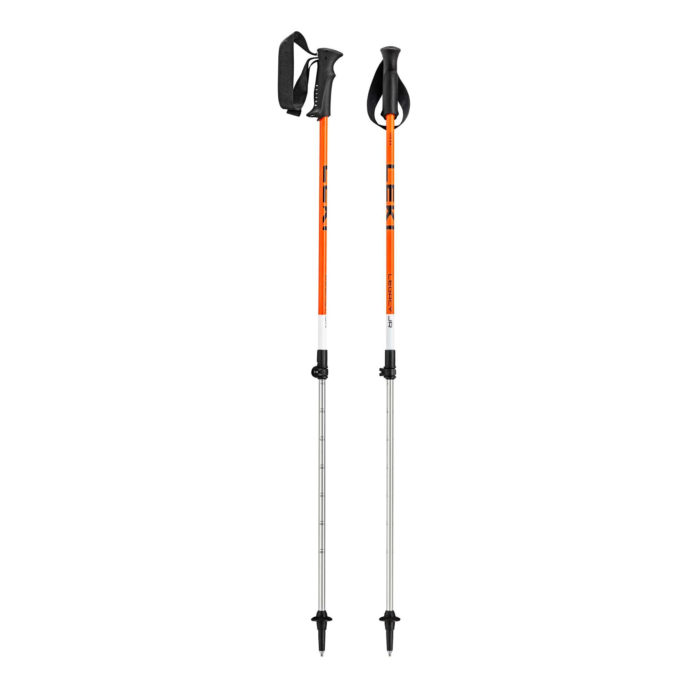 Kijki trekkingowe Leki Legacy Junior, orange-darkblue-white, 80 - 110 cm