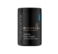Maski do włosów - MEVELLE PROFESSIONAL Hydra & Shine Intensive Hair Mask maska do włosów matowych, szorstkich, ze skłonnością do puszenia się Hyaluronic Acid & Algea 90 - miniaturka - grafika 1