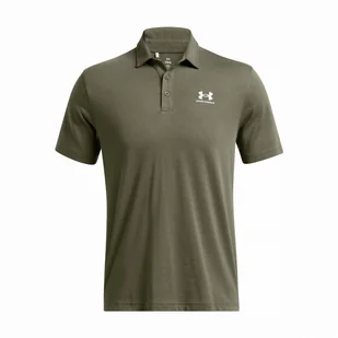 Koszulka męska Under Armour Icon Polo Rozmiar: L / Kolor: zielony/biały - Koszulki sportowe męskie - miniaturka - grafika 1