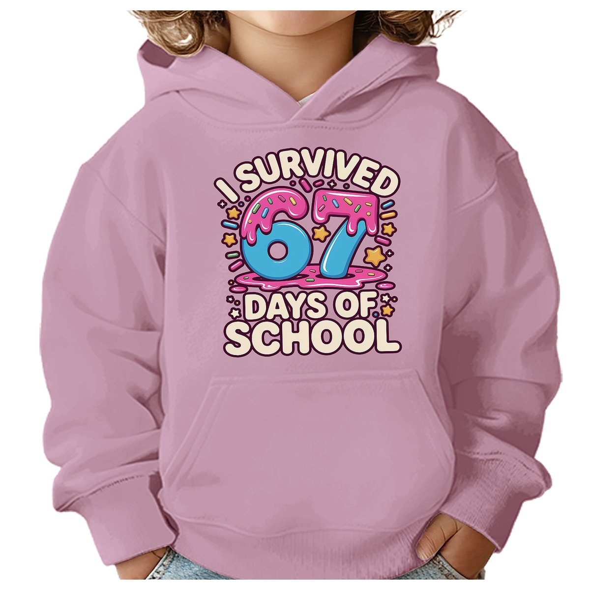 BLUZA DZIECIĘCA Z KAPTUREM 67 SIX SEVEN SZKOŁA 110-116 DLA DZIECKA PREZENT