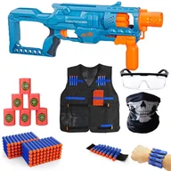 Zabawki militarne - Nerf Elite 2.0 Contender F6787 + 100 Strzałek + Kamizelka + Bandana + Okulary + Opaska + Cele - miniaturka - grafika 1