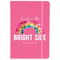 Zeszyty szkolne - NOTES A5 RÓŻ Notatnik W Linie JASNA STRONA Wzory - miniaturka - grafika 1