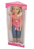 Lalki dla dziewczynek - Smily Lalka Julka Chodząca 80 cm 49740 - miniaturka - grafika 1
