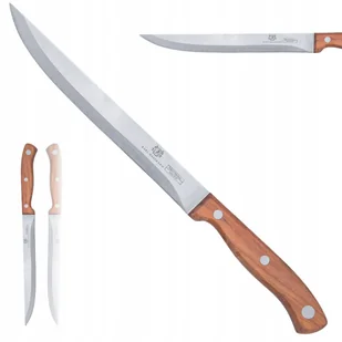 Nóż Kuchenny 20 cm do Warzyw Mięsa Uniwersalny Drewniany Noz - Noże kuchenne - miniaturka - grafika 1