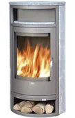 Piece wolnostojące - ABX Piec wolnostojący stalowy Polar 6 wykończenie steatyt - miniaturka - grafika 1