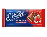 Czekolada - Wedel CZEKOLADA TRUSKAWKOWA NADZIEWANA 100G - miniaturka - grafika 1