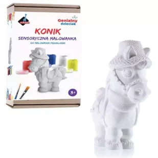 Genialny dzieciak. Malowanka sensoryczna Konik - Askato - Zabawki kreatywne - miniaturka - grafika 1