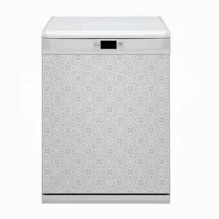 Bluedecor Magnes ozdobny na zmywarkę Kwiatowy ornament 60x80 - Dekoracje domu - miniaturka - grafika 1