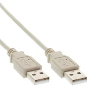 Kable USB - InLine Kabel USB USB-A 1m Szary 34310H - miniaturka - grafika 1