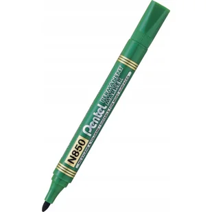 Marker Permanentny N850 Zielony Okrągła Końcówka Pentel - Zakreślacze - miniaturka - grafika 1