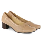 Półbuty damskie - Sórzane półbuty Monax CSD beżowy - miniaturka - grafika 1
