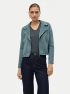 Kurtki damskie - Vero Moda Kurtka z imitacji skóry Jose 10300938 Zielony Regular Fit - miniaturka - grafika 1