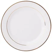 Talerze - Talerz AMBITION Aura Gold 19 cm Biało-złoty - miniaturka - grafika 1