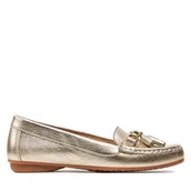 Mokasyny damskie - Mokasyny Filipe 12788 Białe złoto - miniaturka - grafika 1