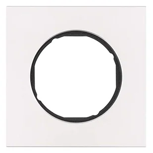 Hager polo R.8 Ramka 1-krotna, stal szlachetna 10112614 10112614 - Klawisze i ramki - miniaturka - grafika 1
