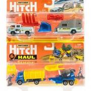 Samochody i pojazdy dla dzieci - Matchbox Samochód z przyczepą kempingową Mattel - miniaturka - grafika 1