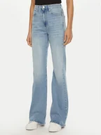 Spodnie damskie - Tommy Jeans Jeansy Sylvia DW0DW19568 Niebieski Flare Fit - miniaturka - grafika 1