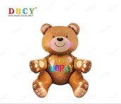 Balony i akcesoria - Balon Foliowy MIŚ 3D stojący - miniaturka - grafika 1