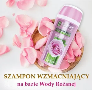 Różany szampon wzmacniający do włosów 250ML Roses - Szampony do włosów - miniaturka - grafika 1
