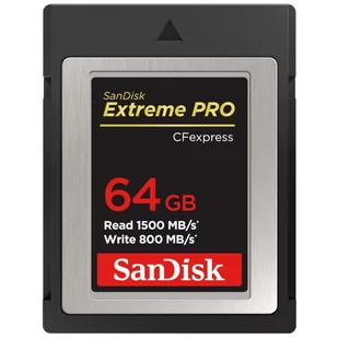 SanDisk EXTREME PRO CFexpress 64GB (SDCFE-064G-GN4NN) - Karty pamięci - miniaturka - grafika 1