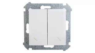 Kontakt Simon KONTAKT - SIMON S.A. 54 Łącznik schodowy Podwójny Z PODŚWIETLENIEM - Wyłączniki światła i elektryczne - miniaturka - grafika 1