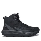 Buty trekkingowe męskie - Trekkingi ALPINE PRO Lerat MBTD454990PL Czarny - miniaturka - grafika 1