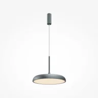 Lampy sufitowe - Szara, ledowa lampa wisząca, do holu MOD189PL-L18GR3K1 z serii GERHARD - miniaturka - grafika 1