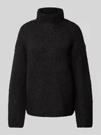 Swetry damskie - Sweter z dzianiny ze stójką model ‘GABELLA’ - miniaturka - grafika 1