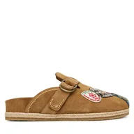 Klapki i japonki męskie - Klapki Polo Ralph Lauren 803974113001 Brązowy - miniaturka - grafika 1