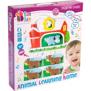 Euro-Trade SP. Z O.O. BAMBAM Domek edukacyjny BAM-316702 - Zabawki interaktywne dla dzieci - miniaturka - grafika 1