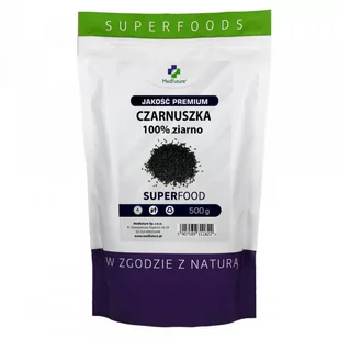 MedFuture Czarnuszka ziarno całe - 500 g - Przyprawy i zioła sypkie - miniaturka - grafika 1