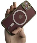 Etui i futerały do telefonów - Bizon Etui Case Hybrid MagSafe do Apple iPhone 13 Mini jasnozielone - miniaturka - grafika 1