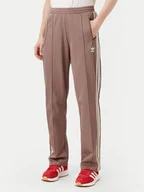 Spodnie sportowe damskie - adidas Spodnie dresowe Beckenbauer JC5792 Beżowy Regular Fit - miniaturka - grafika 1