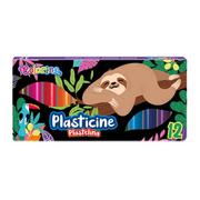 Masy plastyczne - PATIO, Plastelina Colorino Wildkid 12 Kolorów - miniaturka - grafika 1
