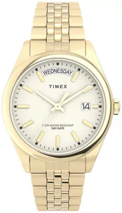 Zegarek Zegarek Timex TW2V68300 Legacy Day and Date 36mm Stainless Steel Bracelet - Natychmiastowa WYSYŁKA 0zł (DHL DPD INPOST) | Grawer 1zł | Zwrot 100 dni - Zegarki damskie - miniaturka - grafika 1