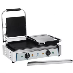 Royal Catering Grill kontaktowy - 2 x 1800 W RCKG-3600-F RCKG-3600-F - Piece, kotły  i płyty grzejne gastronomiczne - miniaturka - grafika 1