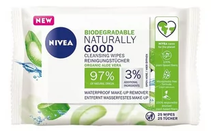 Nivea Naturally Good Chusteczki Do Demakijażu - Chusteczki do demakijażu - miniaturka - grafika 1