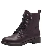 Kozaki damskie - Tamaris Damskie buty 1-25107-41, modne kozaki, Merlot, 38 EU, Merlot, 38 EU - miniaturka - grafika 1