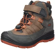 Buty dla chłopców - KEEN Unisex dziecięce buty trekkingowe Redwood Mid Wp-y, Picante ziarna kawy, 36 EU - miniaturka - grafika 1