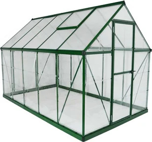 Palram - Aluminiowa szklarnia Canopia Hybrid 610 Zielony 306x185x208 cm - Szklarnie ogrodowe - miniaturka - grafika 1