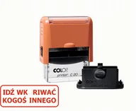 Pieczątki - PIECZĄTKA "IDŹ WKUR*IAĆ KOGOŚ INNEGO - ZABAWNE, ŚMIESZNE GADŻETY, PREZENT - miniaturka - grafika 1